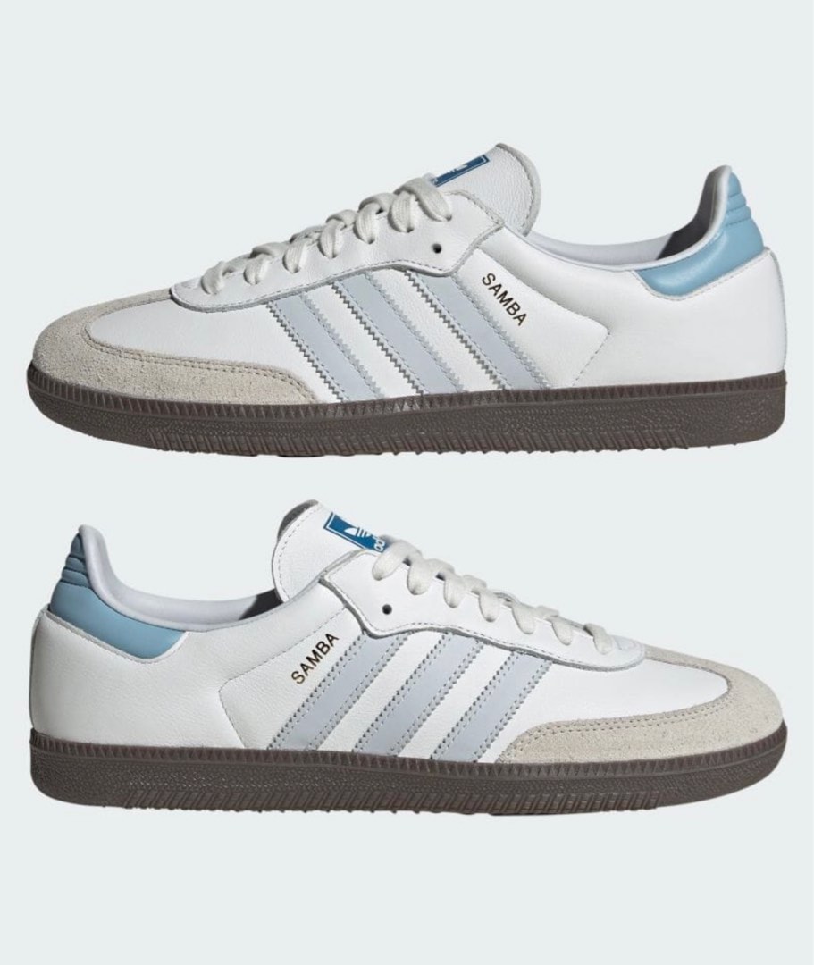 ADIDAS OG SAMBA HALO SKY BLUE, Women's Fashion, Footwear, Sneakers on ...