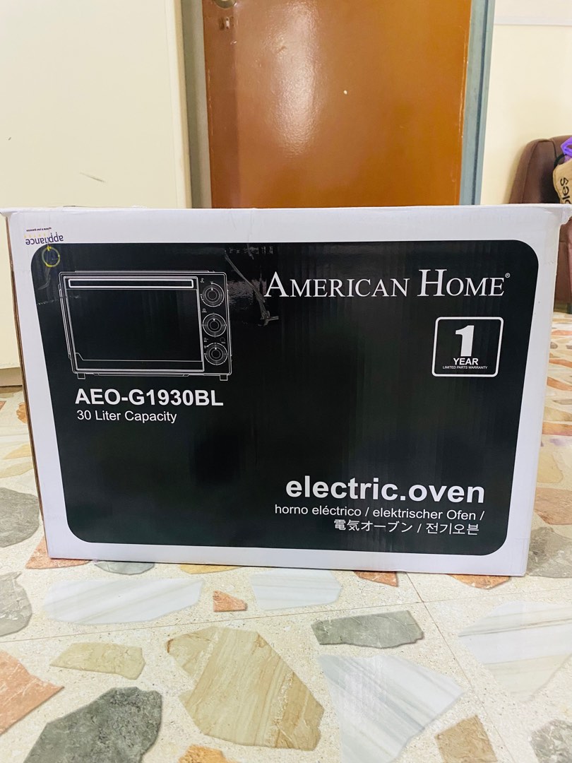 American Home Electric Oven, Furniture & Home Living, Kitchenware