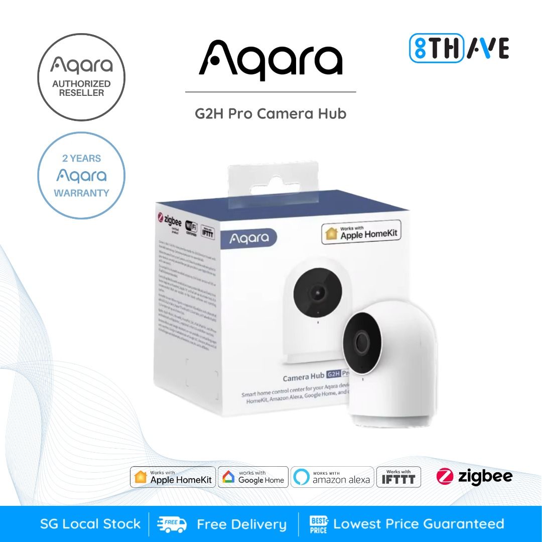 Aqara G3 Camera Hub G2H Pro Camera Hub 2K IP Cam with AI Facial + Gesture Recognition, IR