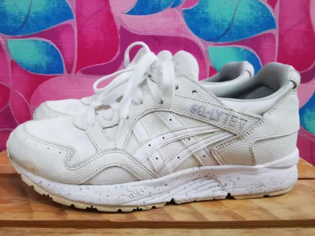 Asics gel lyte sales v white leather