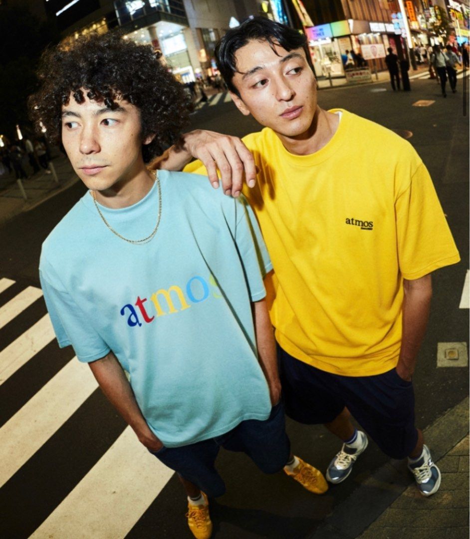 Atmos Multicolour and Logo Tees, Men's Fashion, Tops Sets