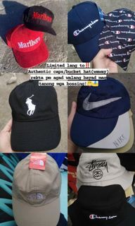 Authentic caps & bucket hat