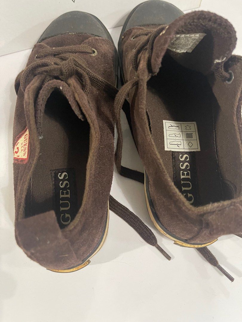 Guess suede shoes sale