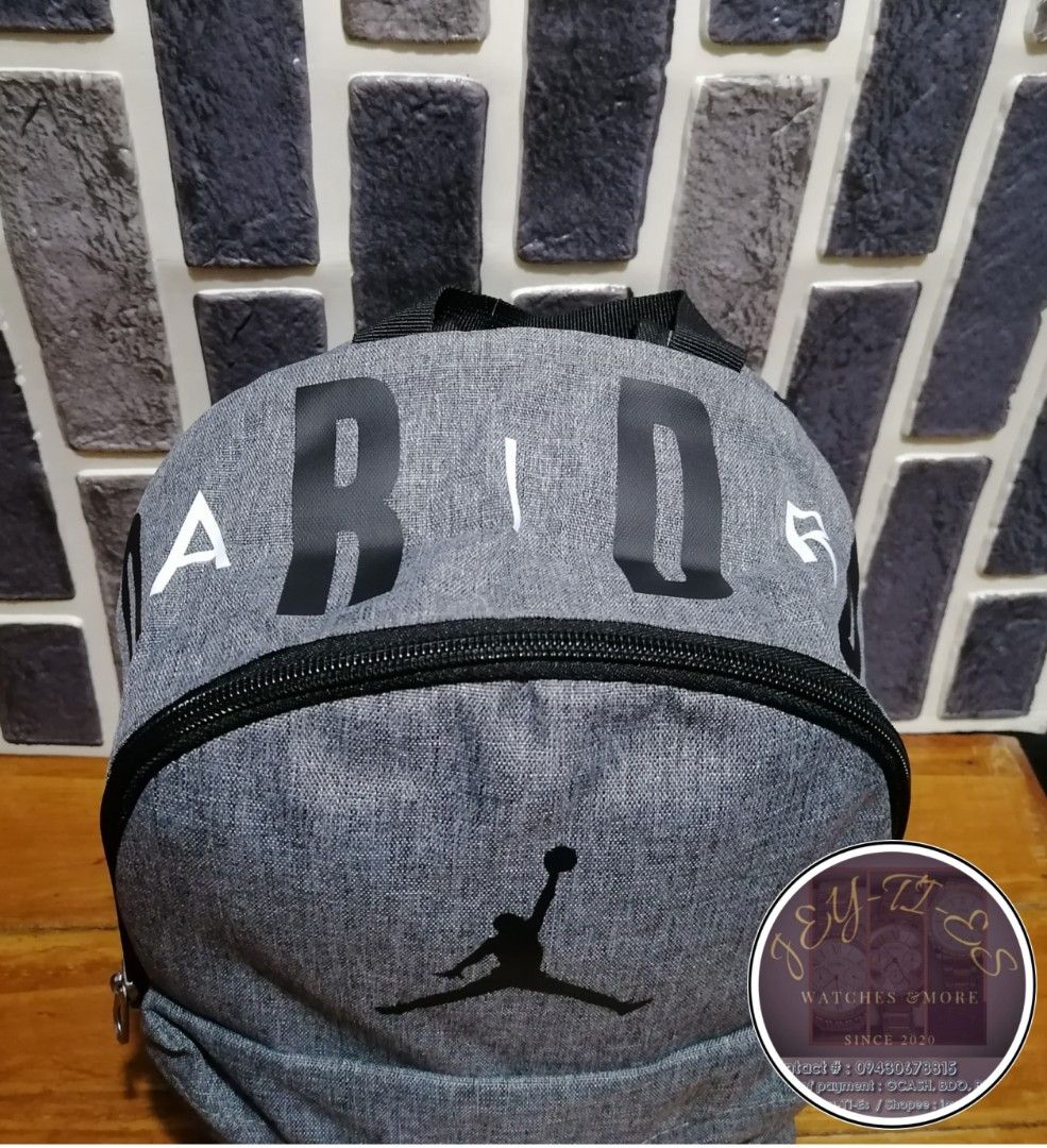 Authentic Jordan Backpack small Men s Fashion Bags Backpacks