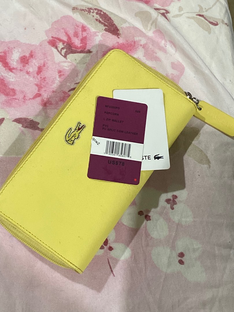 AUTHENTIC LACOSTE LONG WALLET, Women's Fashion, Bags & Wallets, Wallets