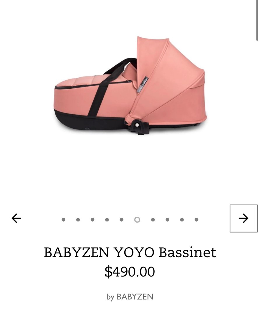 babyzen yoyo bassinet (nacelle bassinet) 0+ Ginger