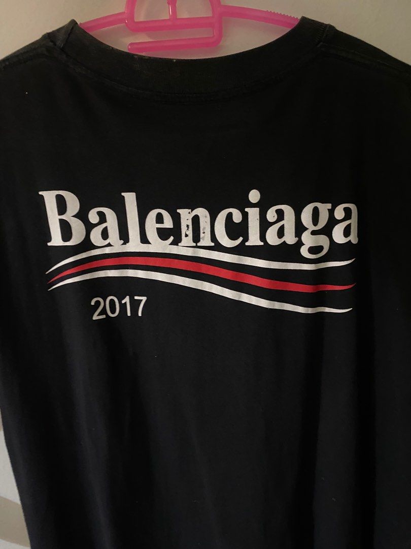 Balenciaga campaign tee 2017 hot sale