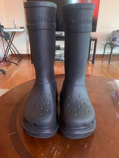 Balenciaga crocs boots