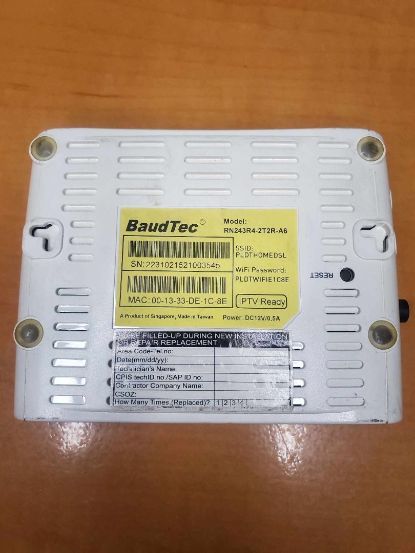 BaudTec Wifi Router, Computers & Tech, Parts & Accessories, Networking ...