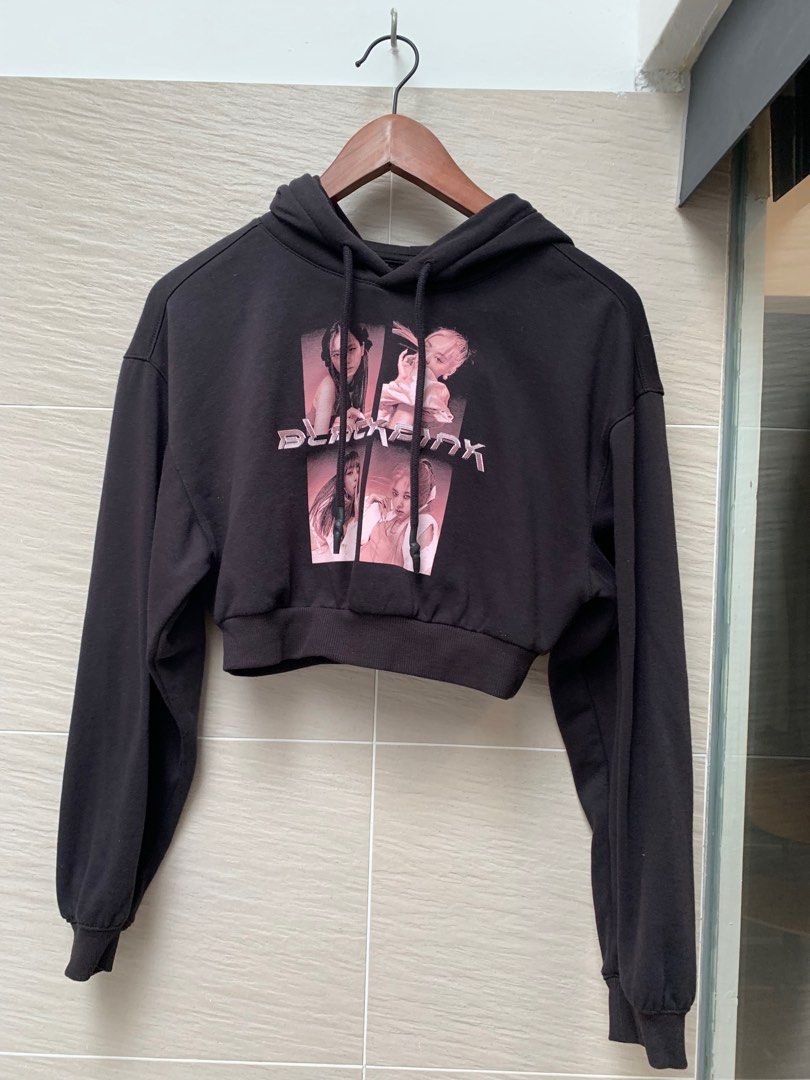 Blackpink cropped best sale hoodie