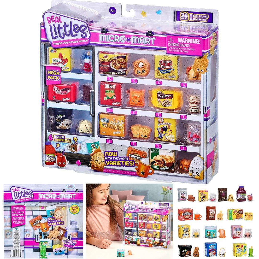  Shopkins Real Littles Mega Pack  13 Real Littles Plus 13 Real  Branded Mini Packs (26 Total Pieces). Style May Vary : Toys & Games