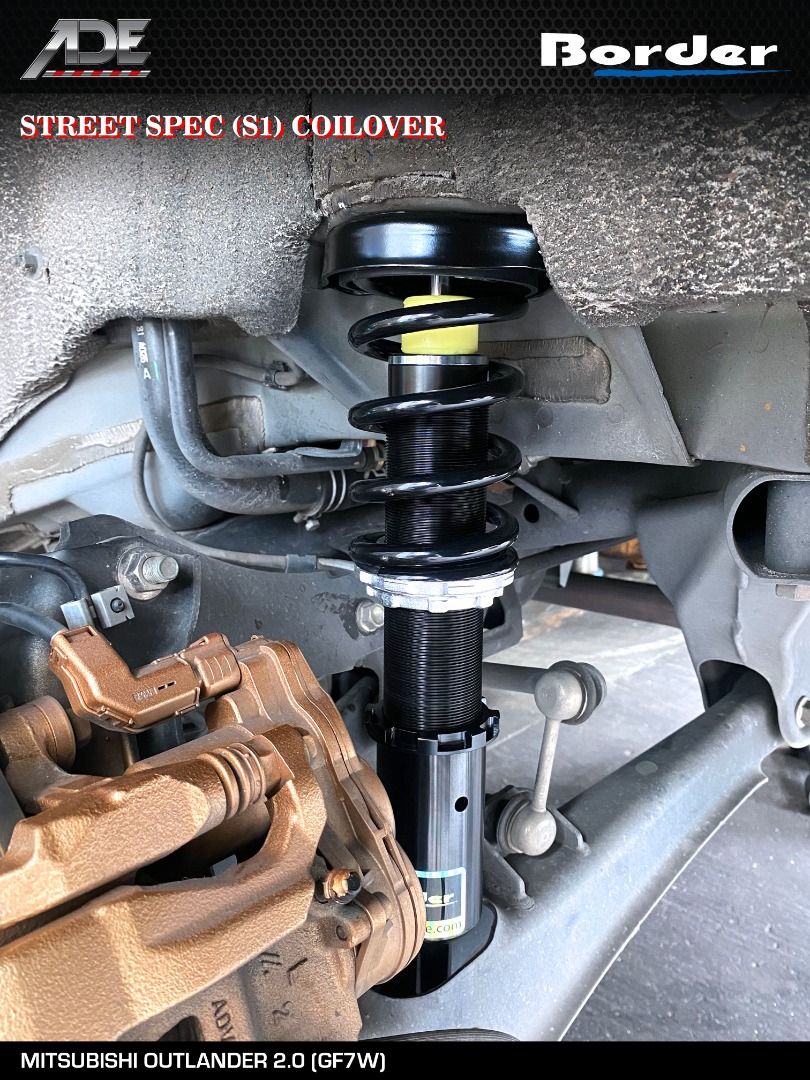 BORDER STREET SPEC (S1) COILOVER ON MITSUBISHI OUTLANDER 2.0 (GF7W ...