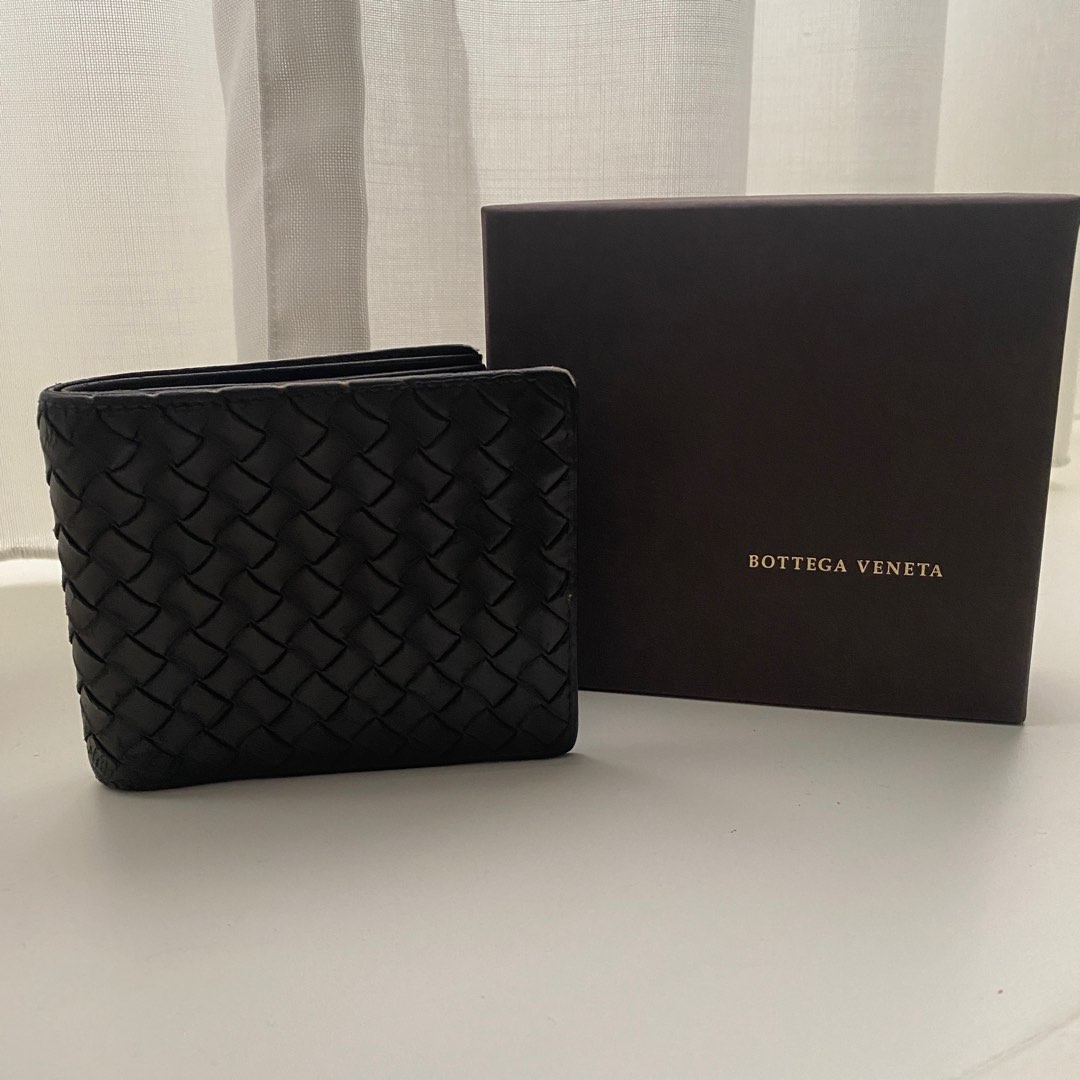 Bottega Veneta Bi-fold Wallet, Luxury, Bags & Wallets on Carousell