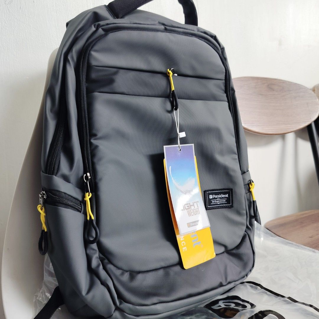 TAS LAPTOP BACKPACK PRESIDENT (BRAND NEW), Fesyen Pria, Tas & Dompet , Ransel di Carousell