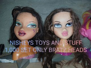 BRATZ STYLING HEAD SET ONLY 1K ,let go collection no more lp