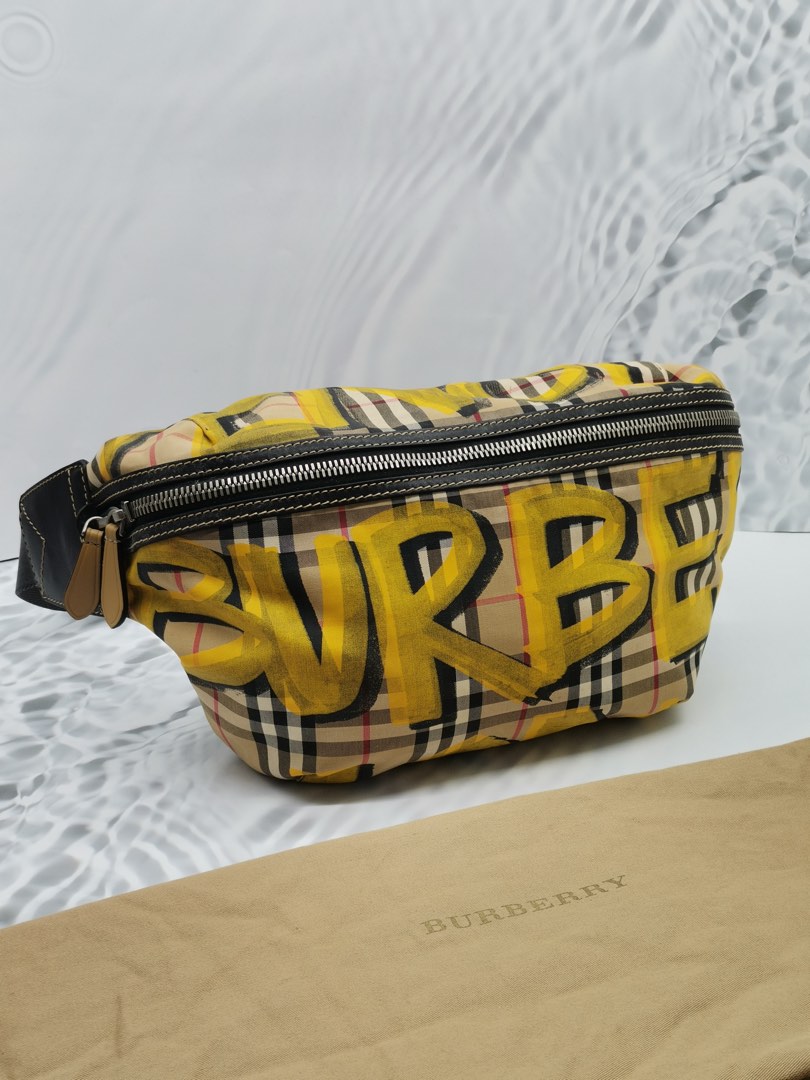 Burberry graffiti new arrivals bum bag