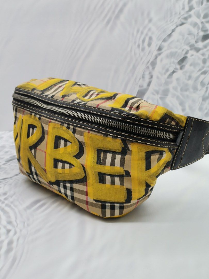 Burberry graffiti belt bag store