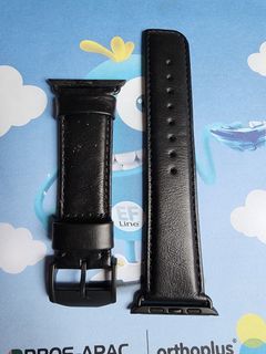Casemate Black Leather straps for 42/44/45&ultra
