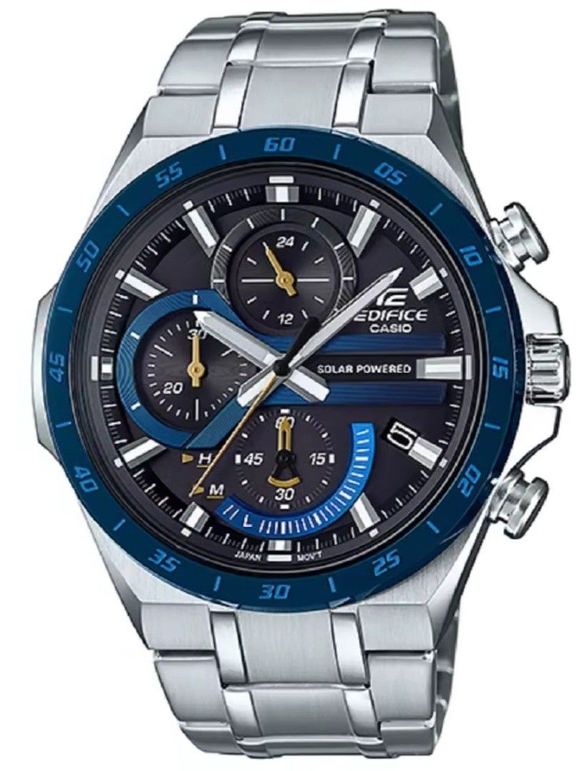 Casio Edifice Solar Powered Chronograph Watch on Carousell