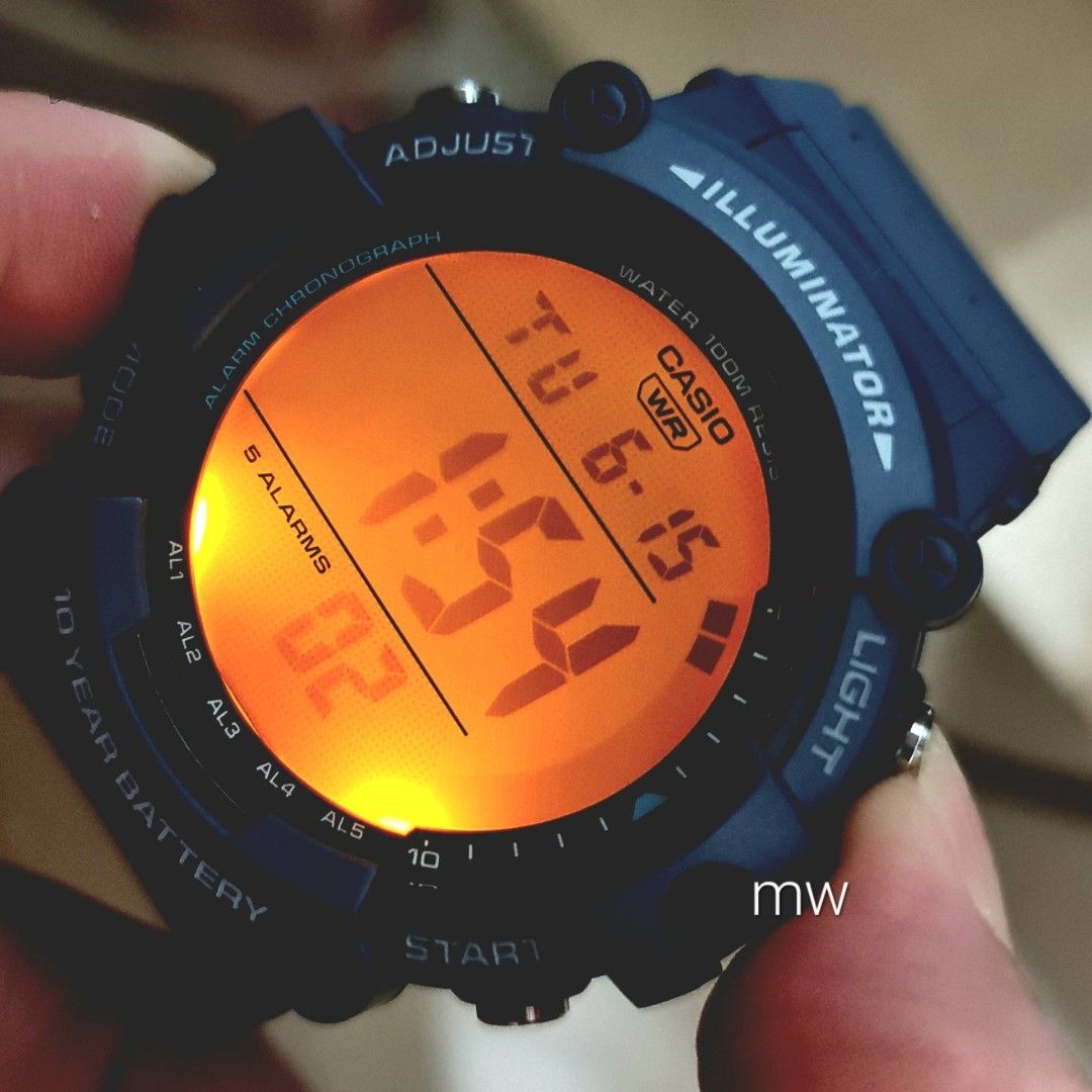 Casio big face watches sales