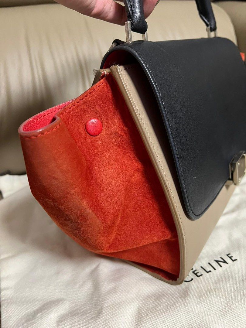 Celine tricolor trapeze bag hot sale