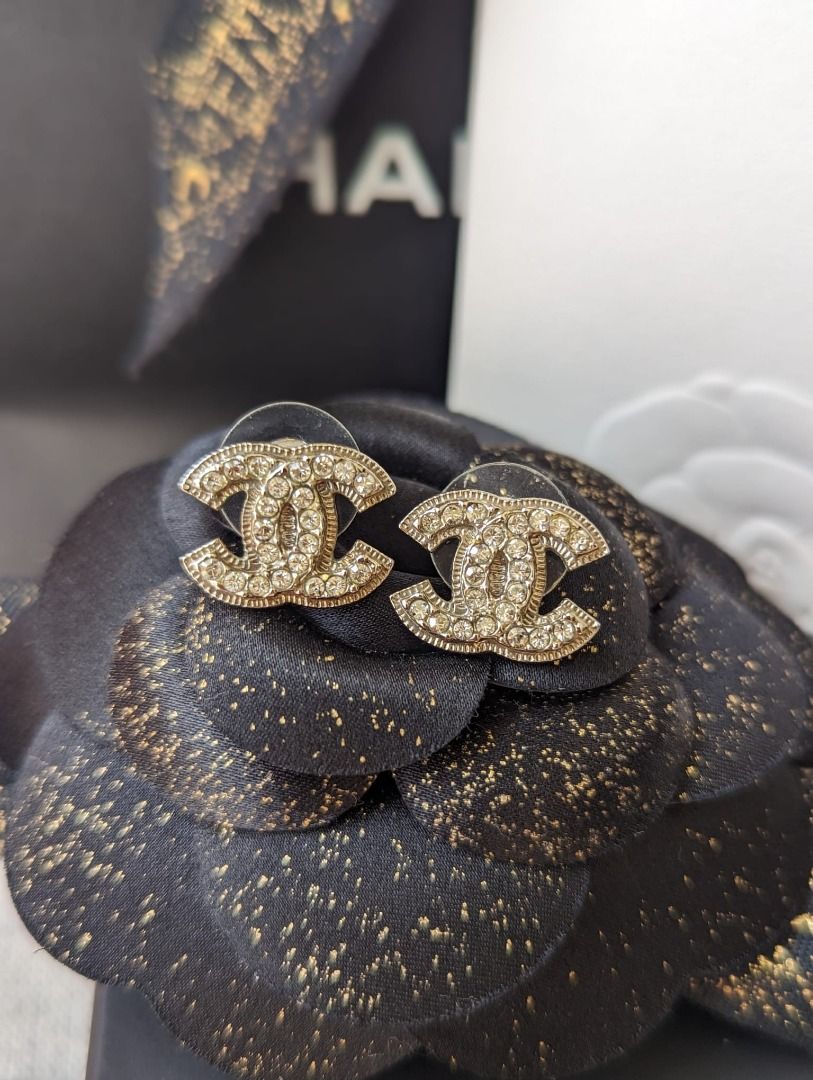 CHANEL Silver Fashion Earrings for sale