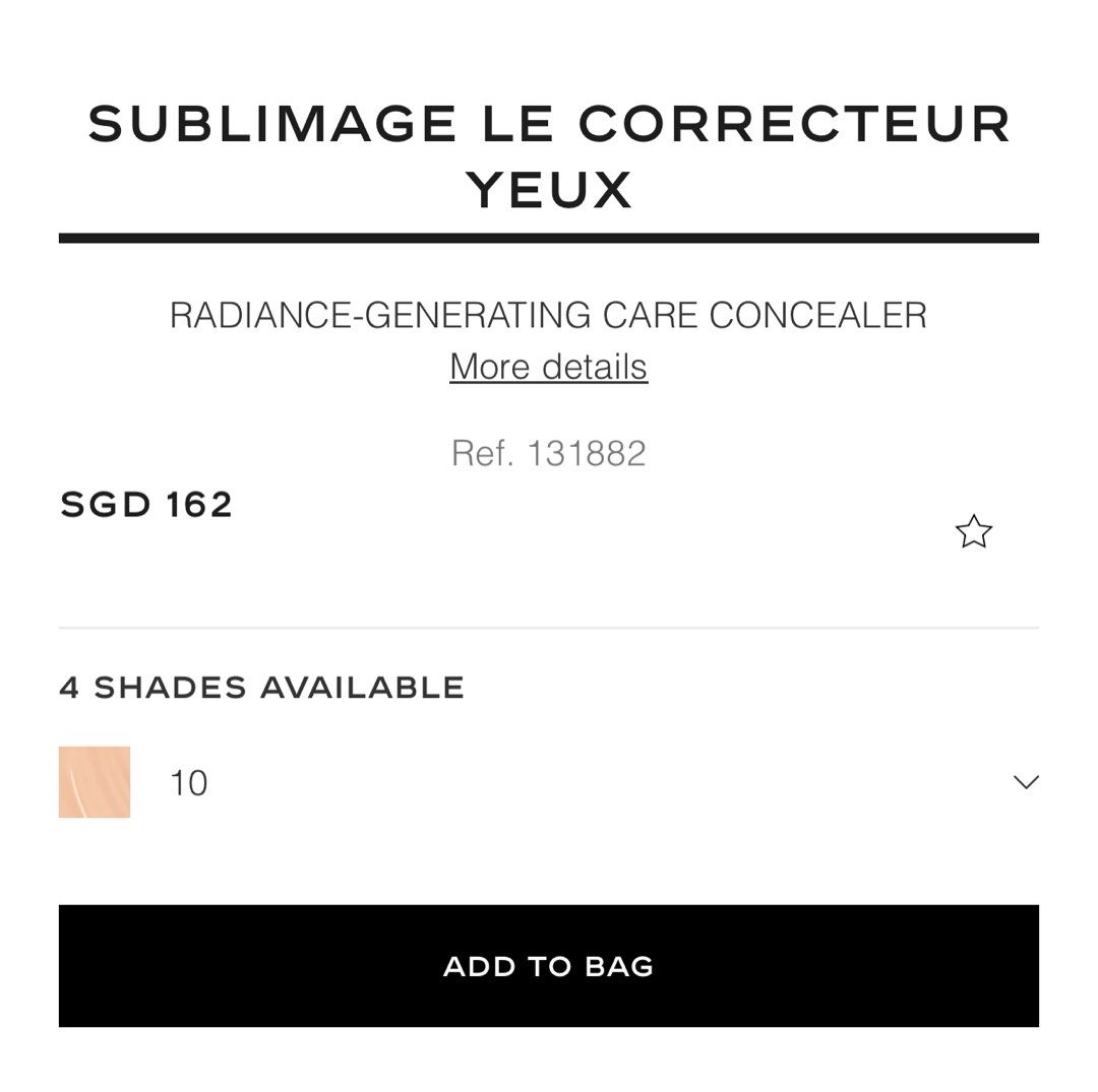 Chanel Sublimage Le Correcteur Yeux, Beauty & Personal Care, Face, Makeup  on Carousell