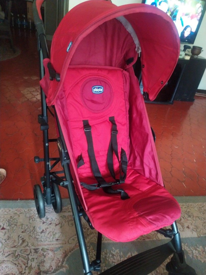 Chicco umbrella top stroller red