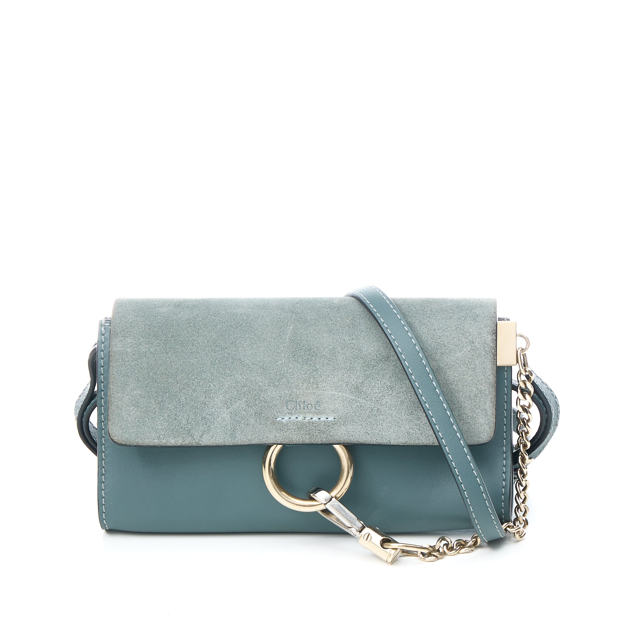 Pre-order] CHLOE Faye Crossbody Bag Mini Size (Grey / Light Gold), Luxury,  Bags & Wallets on Carousell