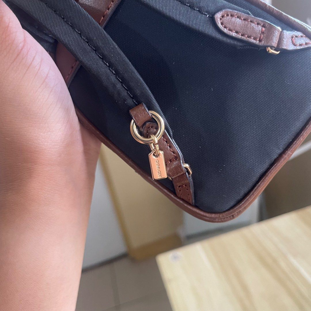 Coach Mini Court Backpack Bag Charm In Signature Canvas Luxury Bags