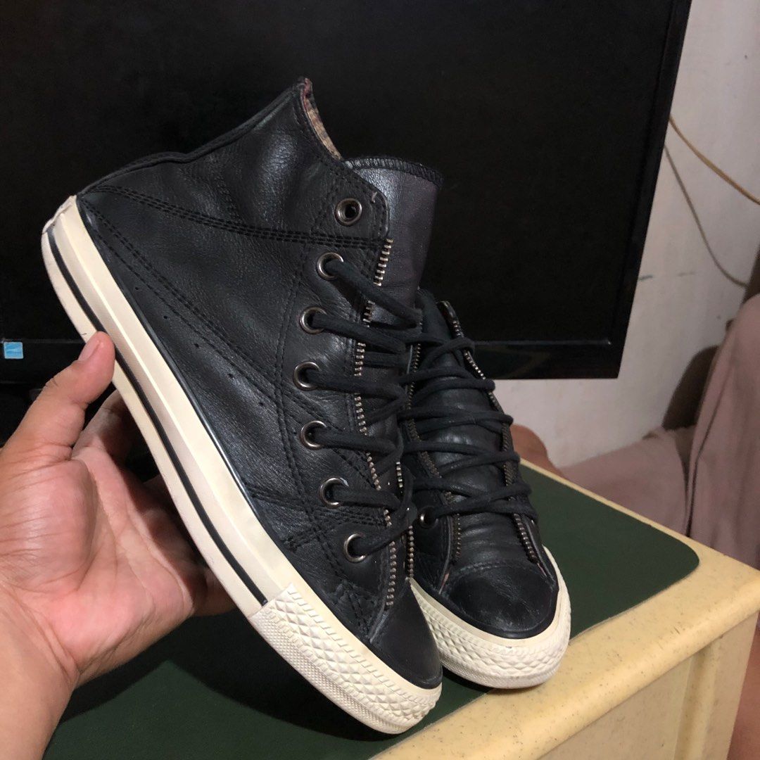 Converse leather high cut online