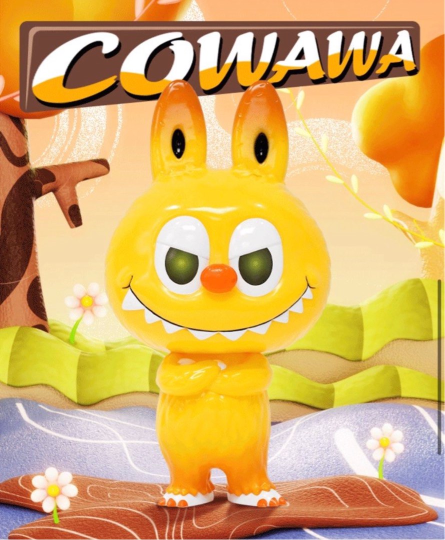 全新Cowawa 黃色yellow 大娃Kasing Lung 龍家昇labubu zimomo ...