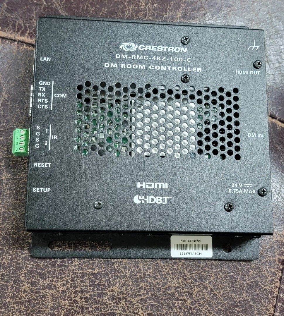 Crestron DMRMC4KZ100C 4K Digital Room Controller, 家庭電器, 電視 & 其他娛樂