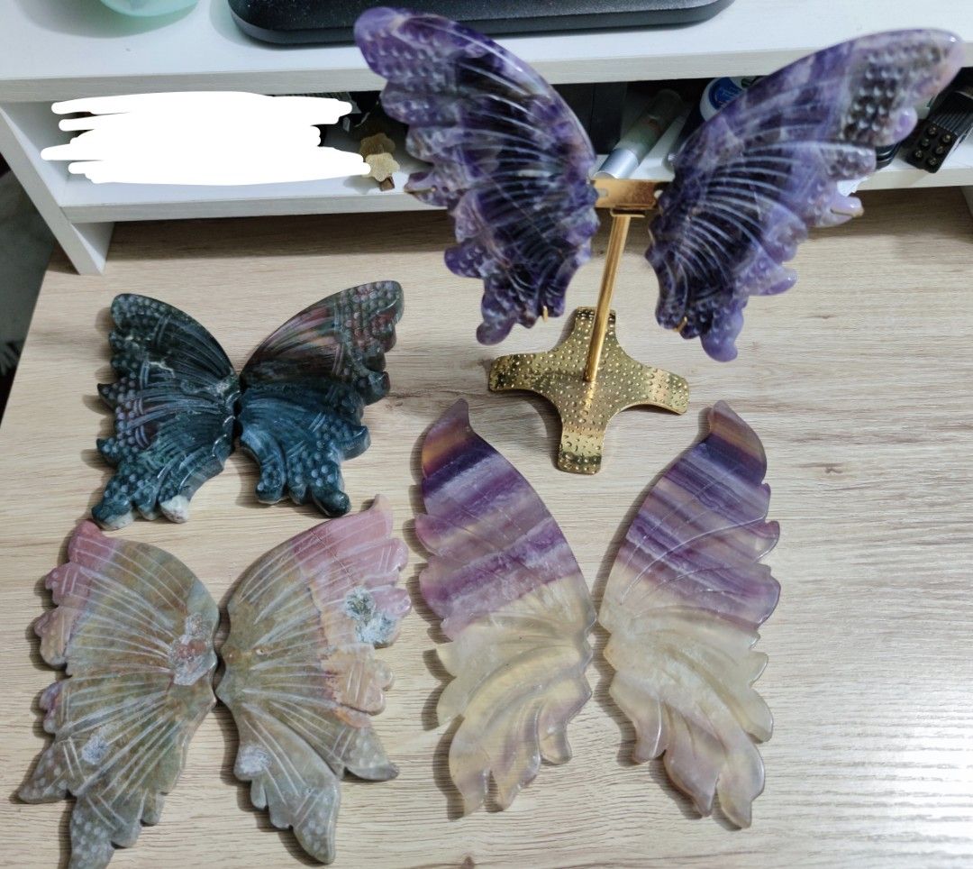 Crystal butterfly/dragon wings on Carousell