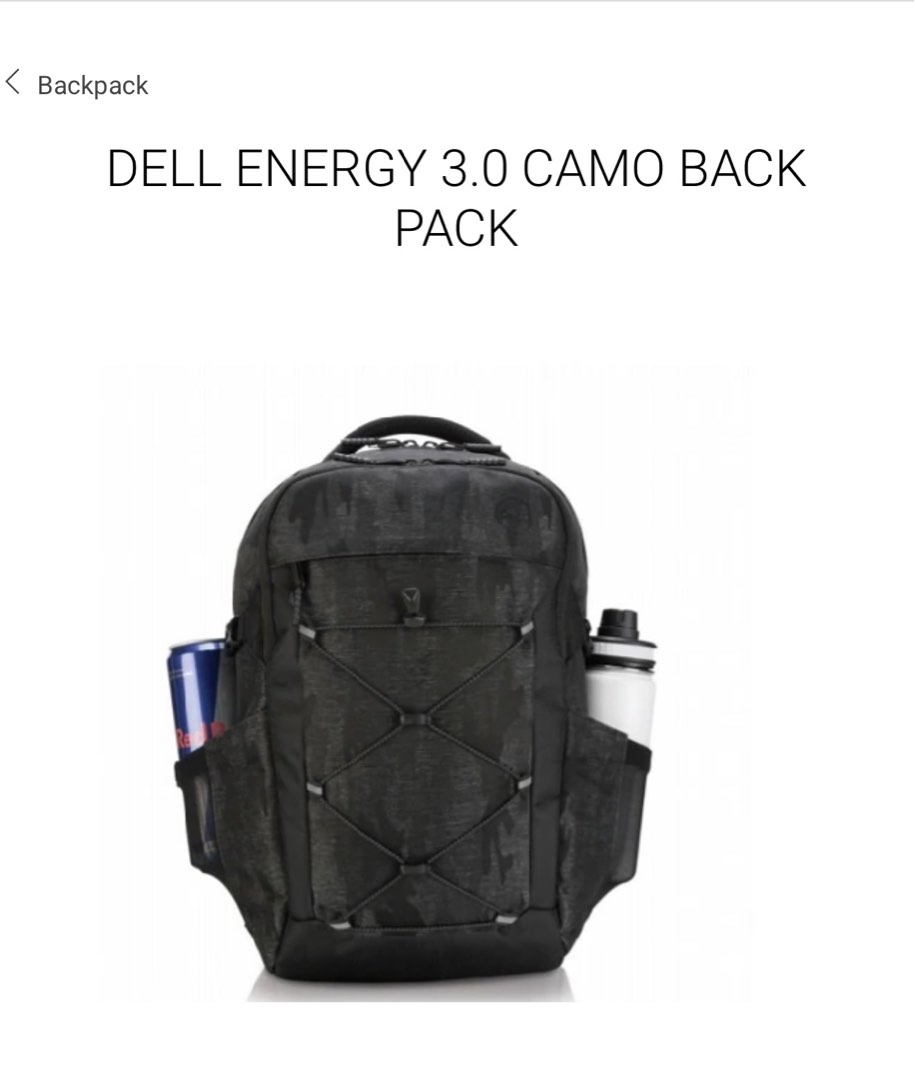 Dell Energy 3.0 Camo Back Pack