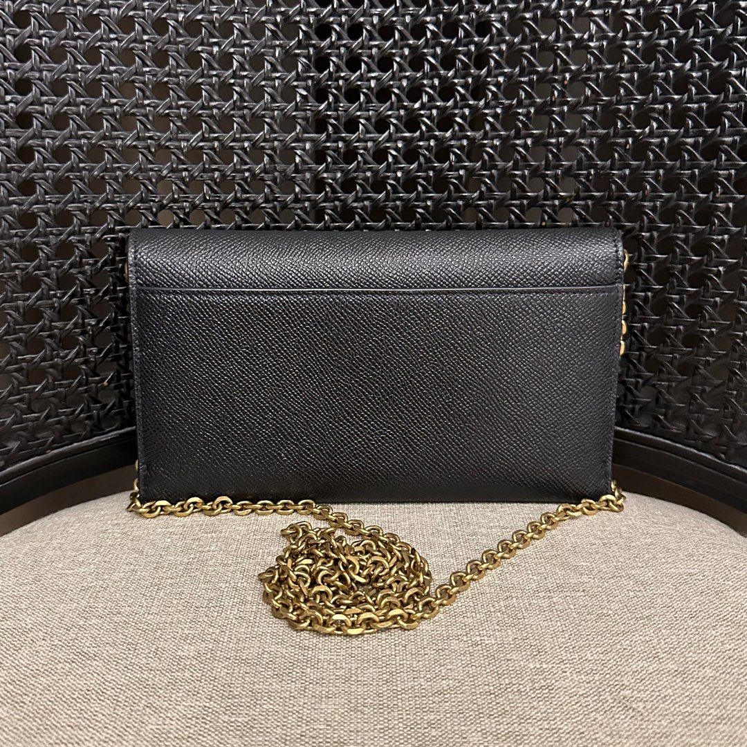 Celine new Wallet on chain 🔥, Luxury, Bags & Wallets on Carousell