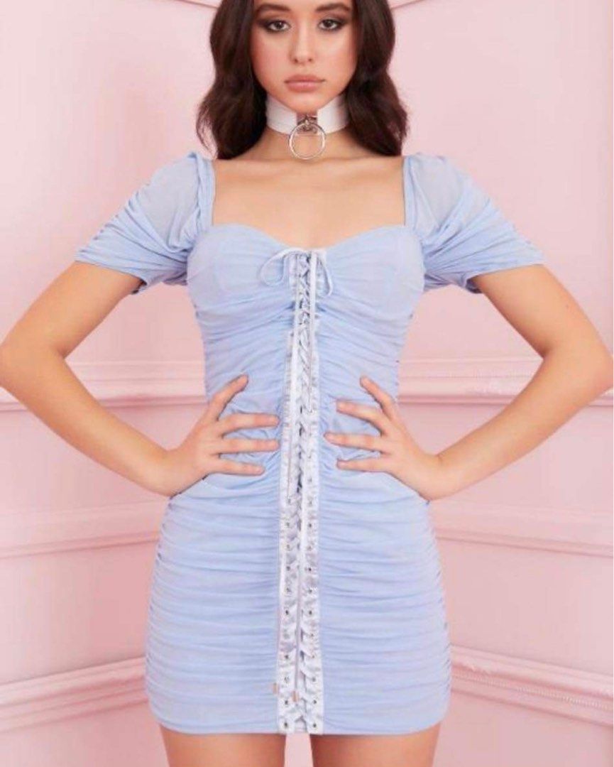 Dollskill pastel blue bustier dress (Category: Dresses) located in Bulacan. Submitted by blueeeming (Listing ID 1249555161, Image 1). Description: .