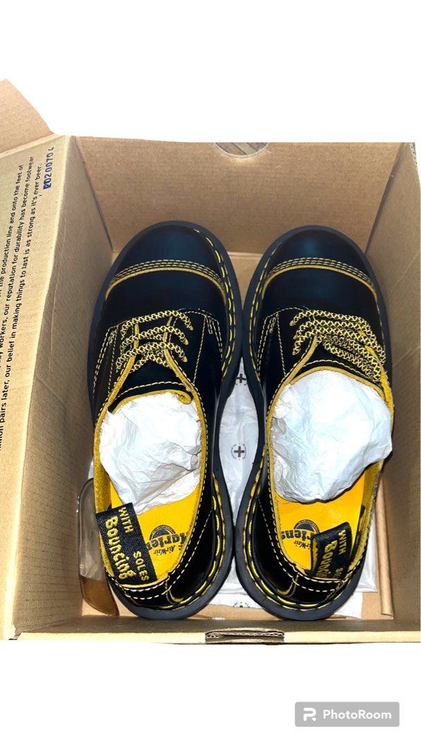 DR MARTENS 1461 BEX DOUBLE STITCH SMOOTH LEATHER QUAD SHOE SIZE
