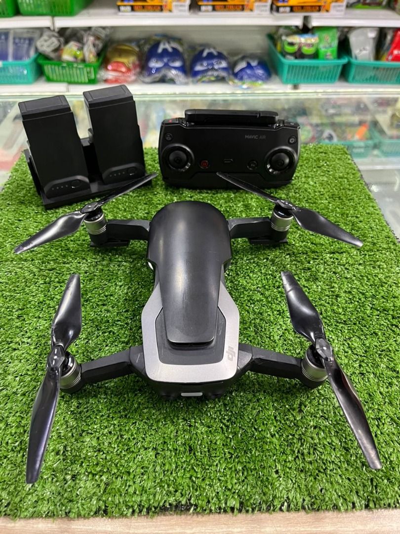DRONE DJI MAVIC AIR MODEL U11X 2 Batt Controller 100 working condition Max flight 21 minutes Max flight distance 10Km Price Rm1199.00