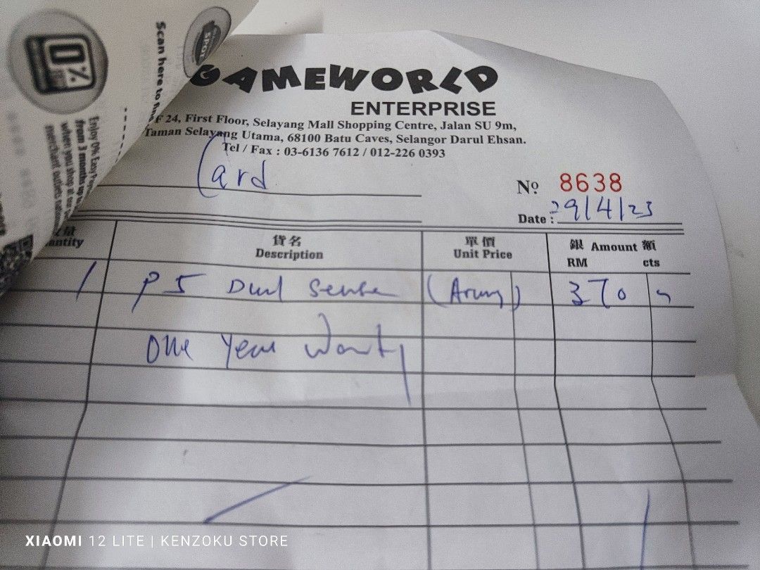 Dualsense PS5 original warranty, Video Gaming, Gaming Accessories