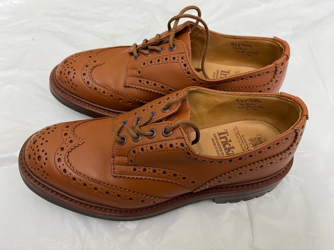 Tricker's × PaulSmith　M6178　UK7　赤茶　英国製