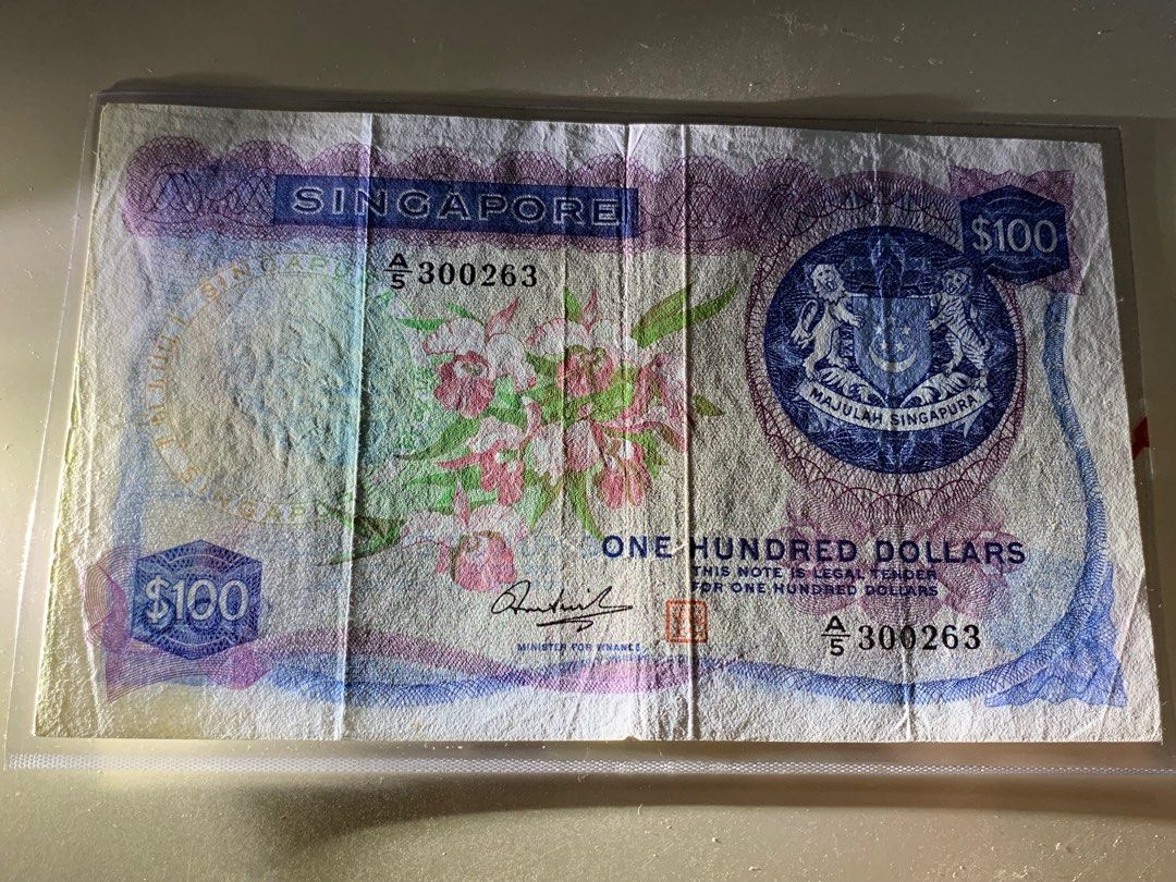Error Wet ink Transfer orchid $100 banknote, Hobbies & Toys ...