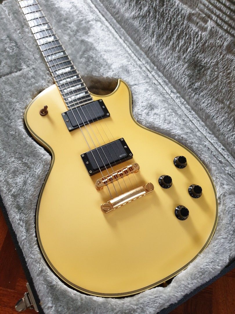 ESP Eclipse CTM Vintage White
