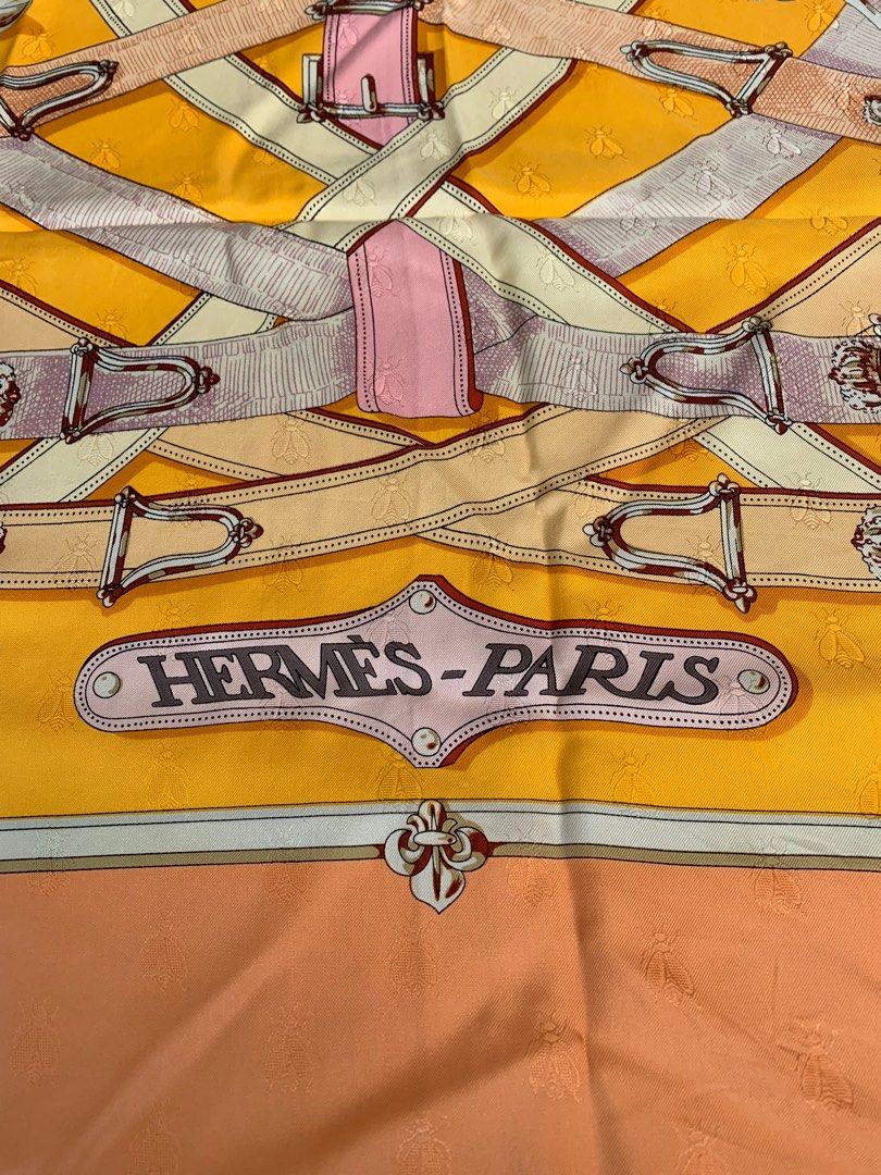 Exc condition : Hermes Scarf 140cm, Luxury, Accessories on Carousell