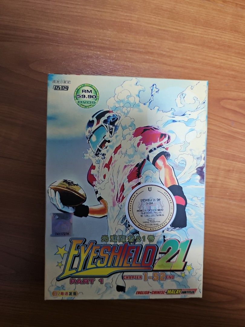 Eyeshield 21 DVD, Hobbies & Toys, Music & Media, CDs & DVDs on Carousell