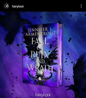 FAIRYLOOT Fall Of Ruin And Wrath by Jennifer L. Armentrout