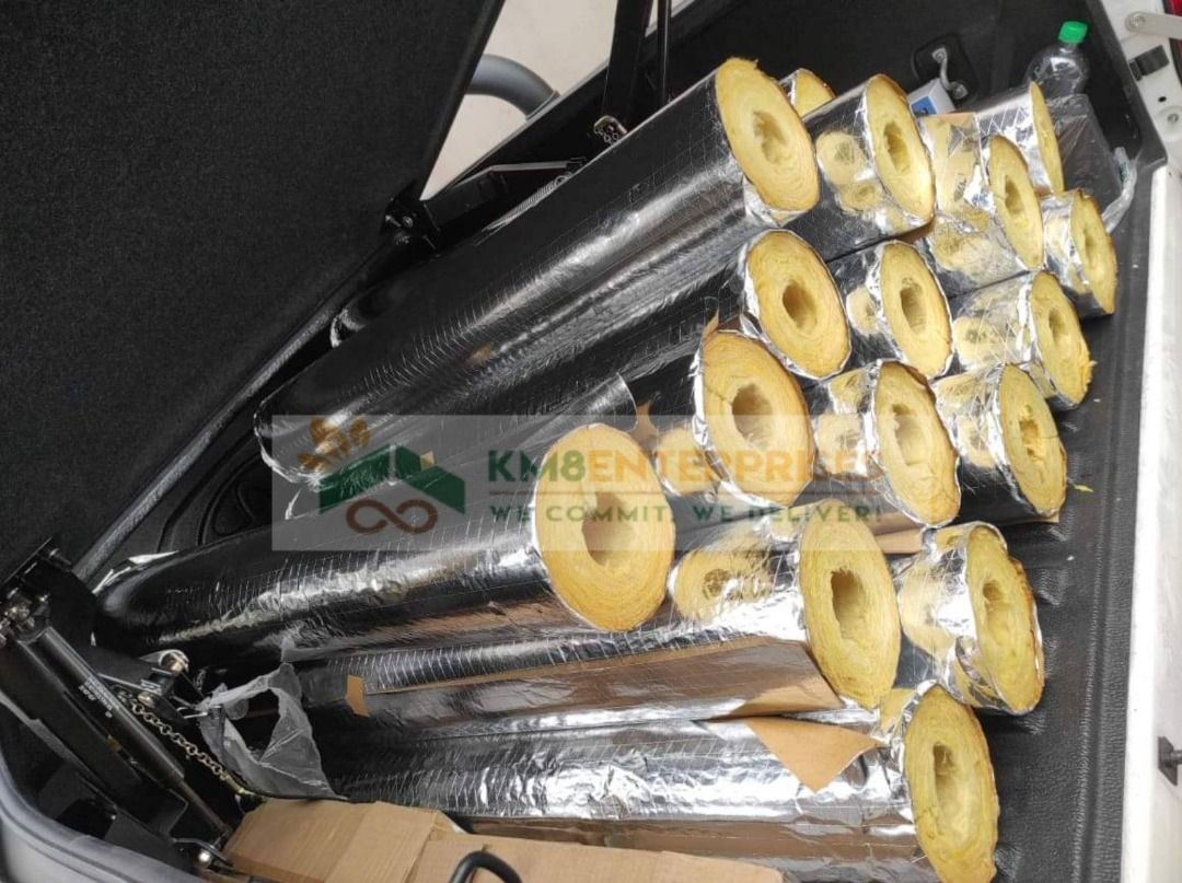 FIBERGLASS PIPE INSULATION (Category: Construction & Building Materials) located in Marikina City. Submitted by christine_km8enterprises (Listing ID 1249577203, Image 3). Description: FIBERGLASS PIPE INSULATION 👉🏻BIG DISCOUNTS for bulk orders👈🏻 Smart / Viber / Telegram: 09682902240 Christinekm8enterprises@gmail.com Fb: Christine/ km8 enterprises ✔️Good tensile strength ✔️Non corrosive ✔️Good for oven panels ✔️Commercial ovens ✔️Fireplace ✔️So