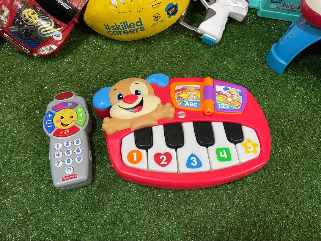 Fisher price remote control & piano, Hobbies & Toys, Toys & Games on