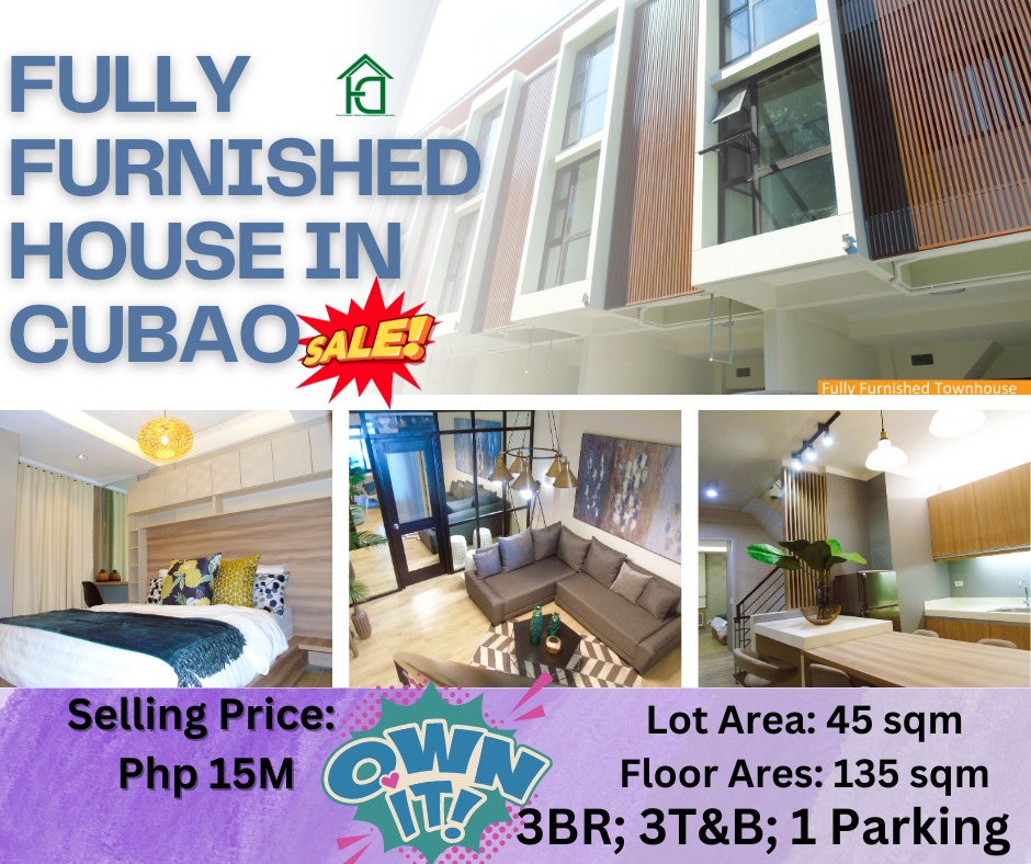 FOR SALE Fully Furnished House And Lot in Cubao Quezon City on Carousell