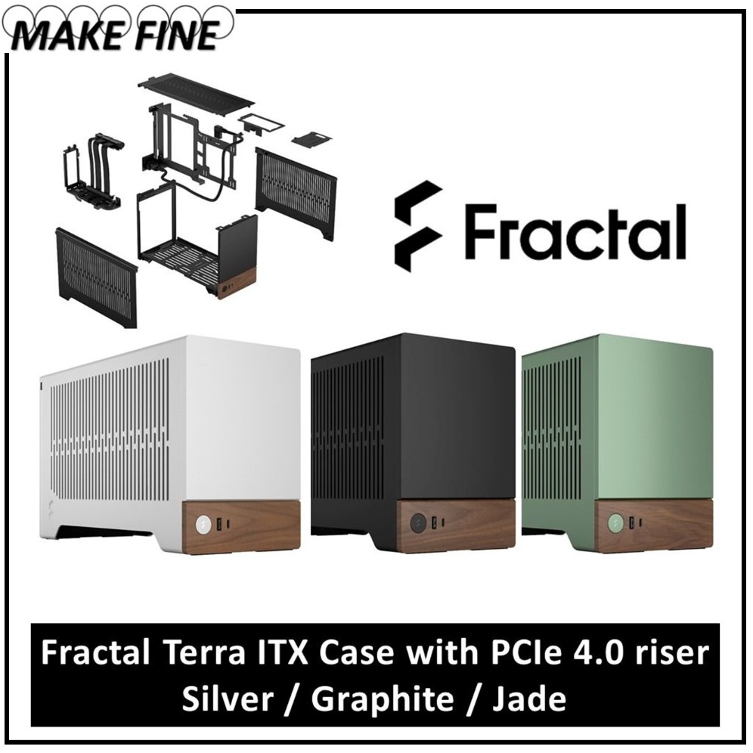 Fractal Design Fractal Design Terra Mini-ITX Chassis - Jade case